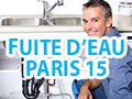 Spécialiste de fuite d'eau dans Paris 15