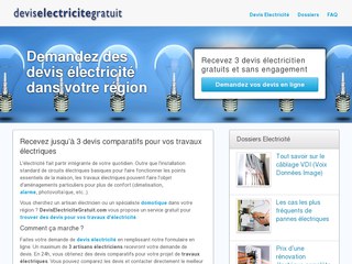 Détails : Devis installation électriques