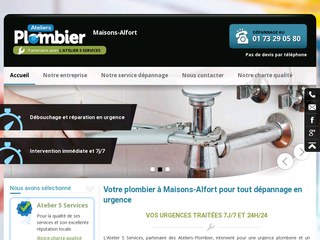 Détails : Ateliers-Plombier Maisons Alfort :un professionnel de la plomberie à votre service