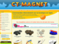 Plaque magnetique et aimants en tous genres sur CT Magnet