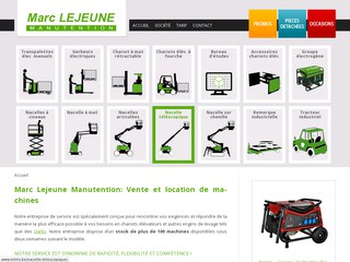 Vente d'engins de levage et de manutention