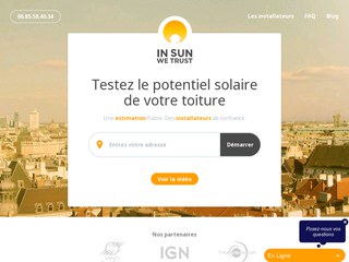 Détails : In Sun We Trust - Accompagne les particuliers dans leur projet d'énergie solaire