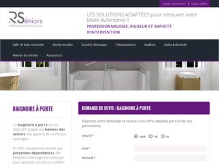 Détails : Devis baignoire à porte : Réponses d'experts - ReflexeSeniors