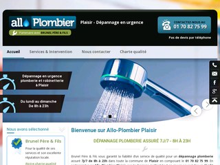 Détails : Allo-Plombier Plaisir