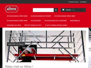 altrex-france.fr, vente échafaudages Altrex