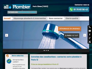 Détails : Allo-Plombier Paris 12 : un expert à votre service