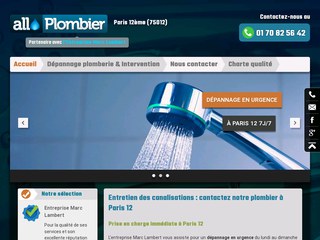 Allo-Plombier Paris 12 : un expert à votre service