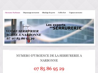 Détails : Serrurier Narbonne - SERRURIER NARBONNE 07 85 86 95 29 DEPANNAGE SERRURERIE