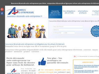 comparez les offres d'assurance décennale auto-entrepreneur