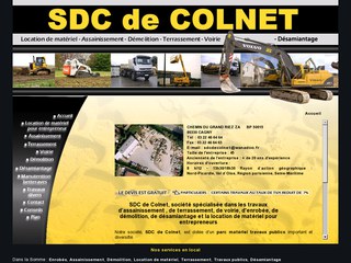Détails : Un terrassement dans la Somme avec SDC de Colnet