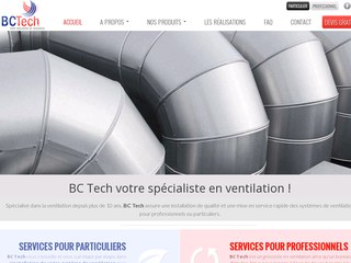 Détails : Système de ventilation BC Tech