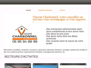 Détails : Vincent CHARBONNEL - Conseil en travaux 