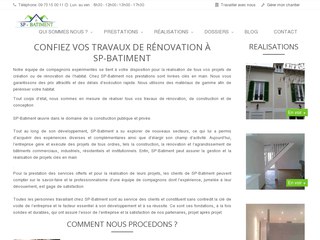 Détails : SP-BÃ¢timent : Construction, Agrandissement et RÃ©novation.