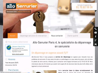 Allo-Serrurier Paris 4