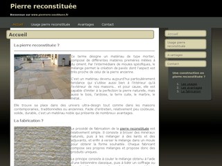 Détails : Label pierre reconstituée