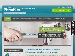 Ateliers-Plombier Maisons-Laffitte