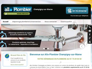 Détails : Allo-Plombier Champigny