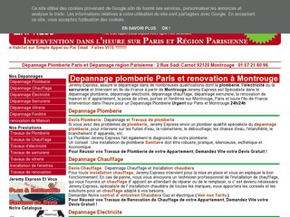 Détails : Travaux de renovation et Dépannage plomberie express à Montrouge.