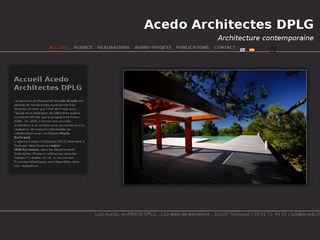 Détails : Accueil - Luis Acedo - DPLG Acedo Architectes Toulouse