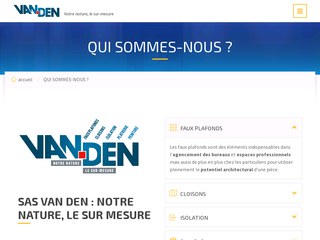 SAS VAN DEN - La société « VAN DEN » basée en Languedoc-Roussillon est spécialisée dans la réalisation, le conseil et l’expertise en travaux d’isolation, plâtrerie, pose de plaques de plâtre, faux plafonds, cloisons et peinture.