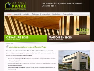 Maison ossature bois Maisons Patze