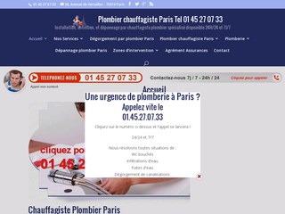 Détails : Plombier à Paris