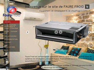 Faure froid - climatisation - froid - cuisine professionnelle - ventilation