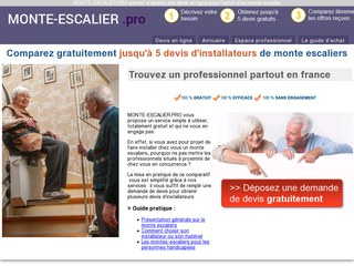 Détails : Trouvez rapidement un professionnel pour la pose d'un monte-escaliers sur Monte-escalier.pro