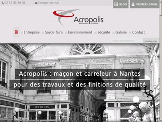 Détails : Acropolis : maçon et carreleur à Nantes