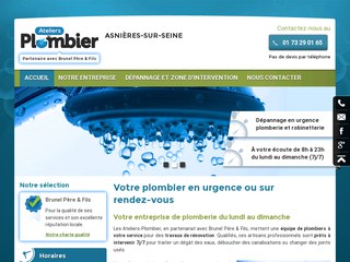 Ateliers-Plombier Asnières