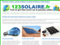 123solaire informations pour l'achat de panneaux solaires
