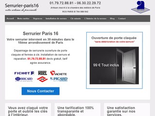 Artisan Serrurier 75016 : Serrurier Paris 16