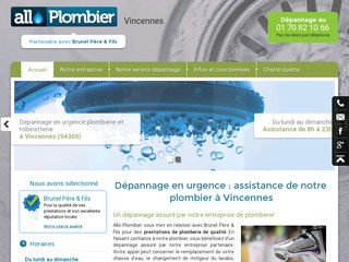 Détails : Allo-Plombier Vincennes