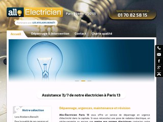 Détails : Allo-Electricien Paris 13